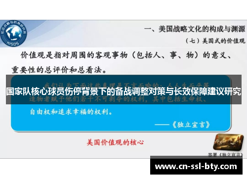 国家队核心球员伤停背景下的备战调整对策与长效保障建议研究